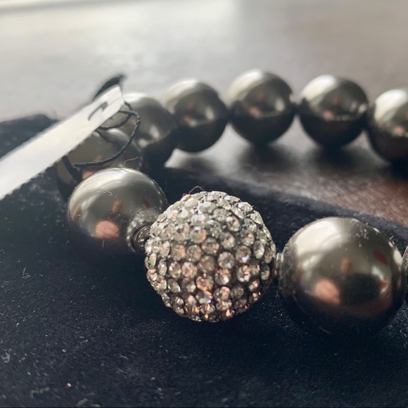 Talbots Grey bracelet with accent Bling - Picture 2 of 5
